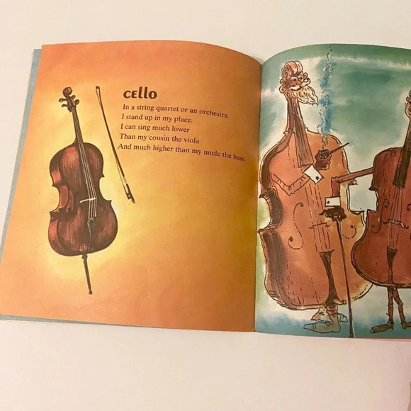 Vintage 1968 Instruments of the Orchestra 7  Inch Record and Book Columbia - Picture 8 of 16